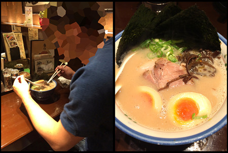 深夜のラーメン（笑）