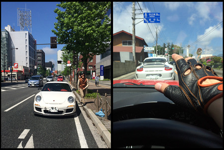お迎えに来ていただき榛名山へ