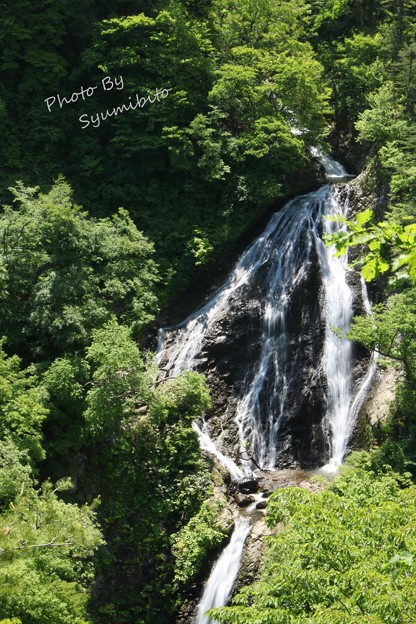 田麦俣 七つ滝 (山形県鶴岡市)