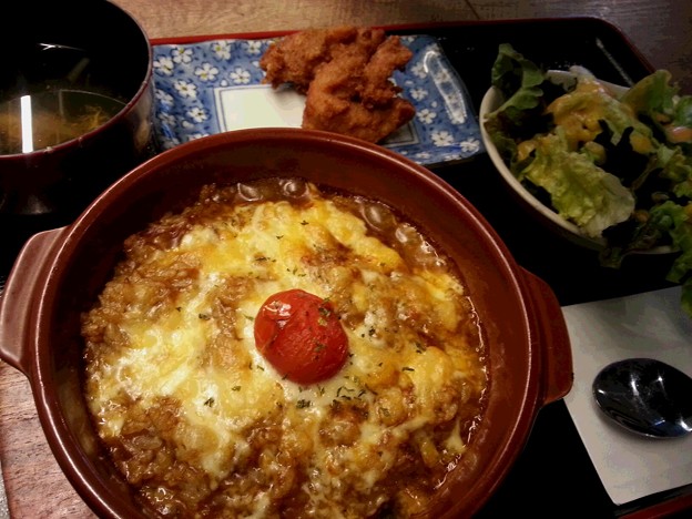 1701 釡焼鳥本舗おやひなや 神田小川町店 オーブン焼チーズカレー 800円 東京都千代田区神田小川町1 1 15 2f 写真共有サイト フォト蔵