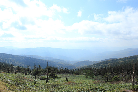 八幡平山頂 見返り峠から
