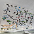 長野県内のJR路線図。