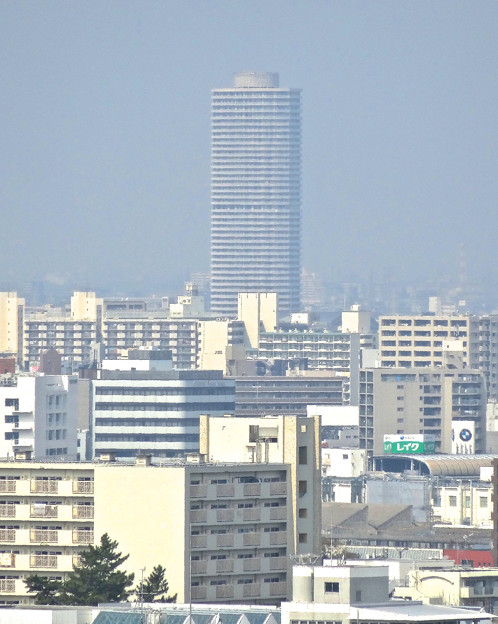 東山給水塔の一般公開 No - 081:展望階から見た景色(ザ・シーン城北)