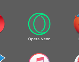 Opera NeonのLaunchPadアイコン
