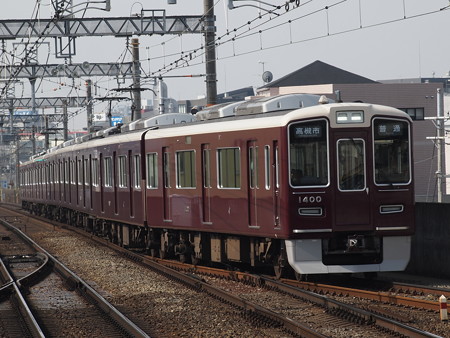 阪急1300系普通 阪急京都線茨木市駅01