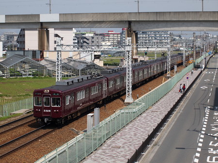 阪急3300系準急 阪急京都線茨木市~南茨木01