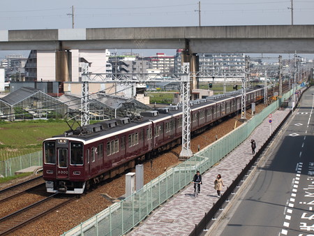 阪急8300系普通 阪急京都線茨木市~南茨木