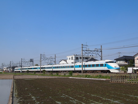 東武100系きぬ 東武伊勢崎線東武動物公園前~姫宮02