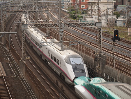 E3系なすの 東北新幹線大宮~上野
