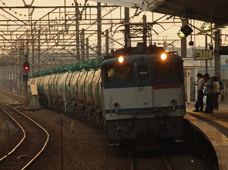 EF65貨物 武蔵野線新座駅