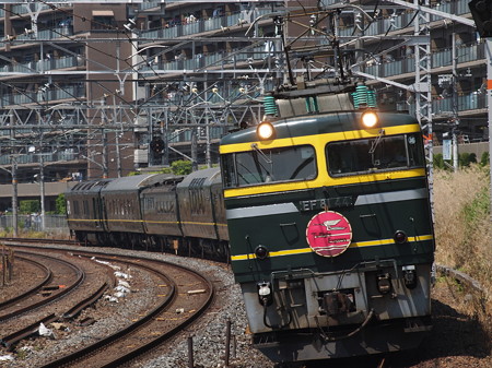 EF81 寝台特急トワイライトエクスプレス 東海道本線サントリーカーブ