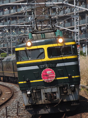 EF81 寝台特急トワイライトエクスプレス 東海道本線サントリーカーブ2