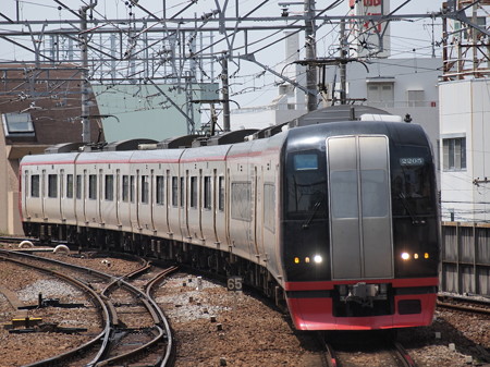 名鉄2200系快速特急 名古屋本線東岡崎駅