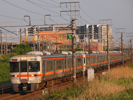 313系新快速 東海道本線稲沢~尾張一宮01
