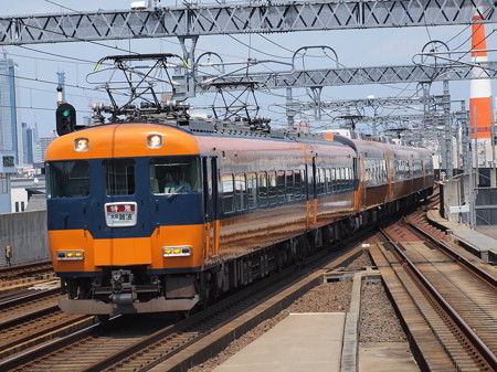 近鉄12200系名阪乙特急 近鉄名古屋線八田駅