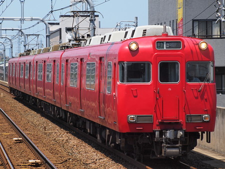 名鉄6000系準急 名鉄常滑線柴田駅