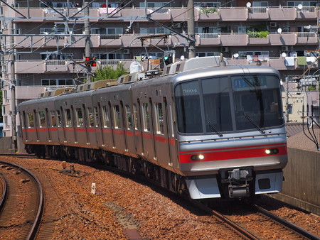 名鉄5000系急行 名鉄常滑線豊田本町駅