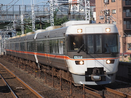 383系特急しなの 中央本線鶴舞駅