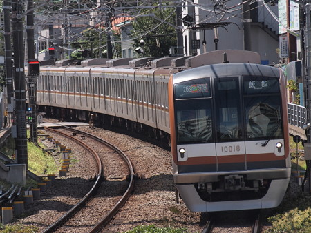 メトロ10000系Fライナー 東急東横線自由が丘駅