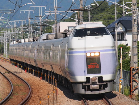 E351系特急スーパーあずさ中央本線韮崎~塩崎03