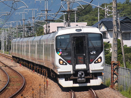 E257系特急あずさ中央本線韮崎~塩崎05