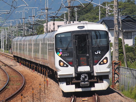 E257系特急あずさ中央本線韮崎~塩崎06