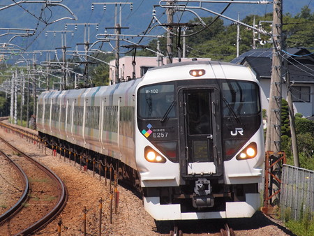 E257系特急あずさ中央本線韮崎~塩崎08
