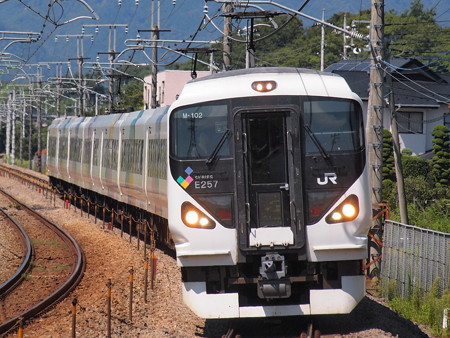 E257系特急あずさ中央本線韮崎~塩崎09