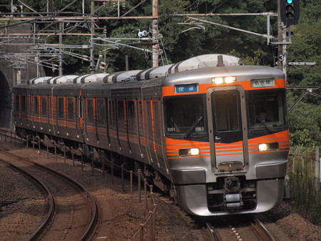313系快速 中央本線古虎渓駅01