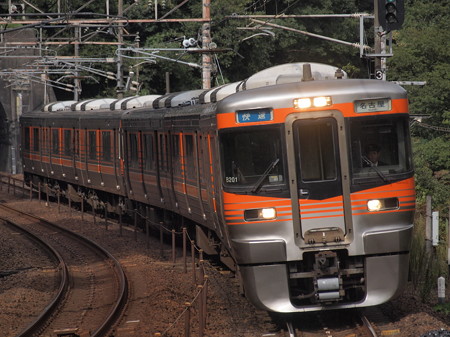 313系快速 中央本線古虎渓駅02
