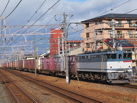 EF65貨物 東海道本線長岡京駅