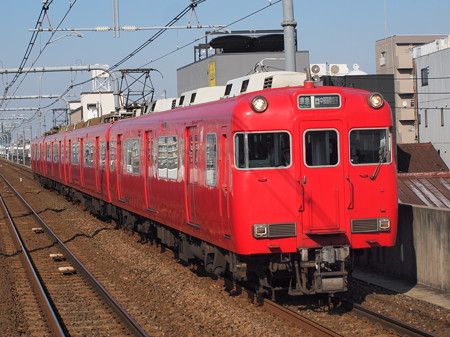 名鉄6000系準急 名鉄常滑線柴田駅