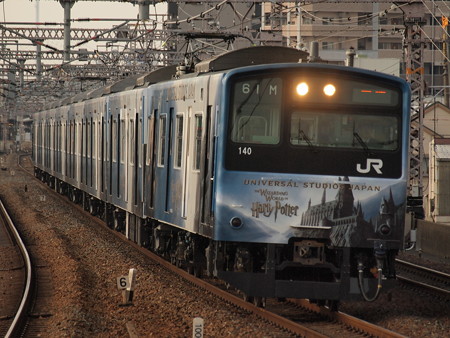201系普通 大阪環状線野田駅01