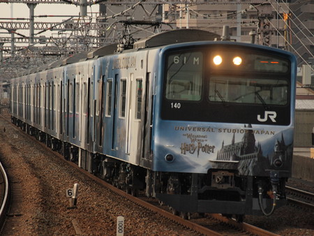 201系普通 大阪環状線野田駅02
