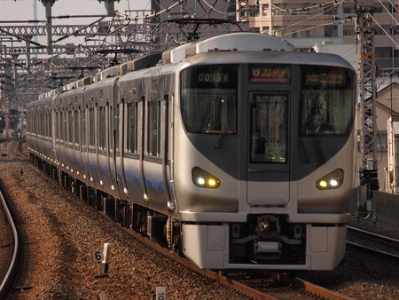 225系関空紀州路快速 大阪環状線野田駅