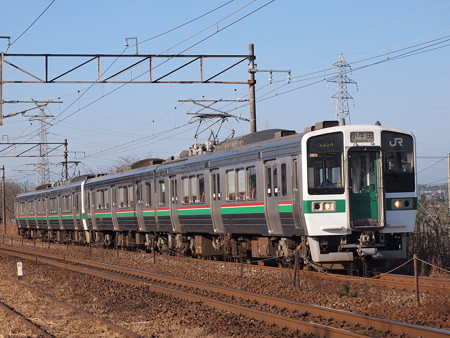 719系普通 東北本線陸前山王~国府多賀城