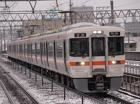 313系普通 東海道本線尾張一宮駅