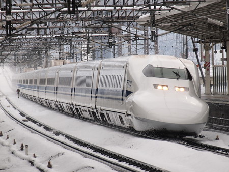 700系のぞみ 東海道新幹線米原駅01
