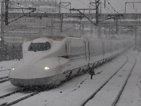 N700系のぞみ 東海道新幹線米原駅02