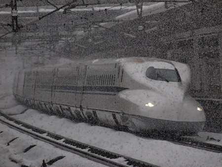 N700系のぞみ 東海道新幹線米原駅04