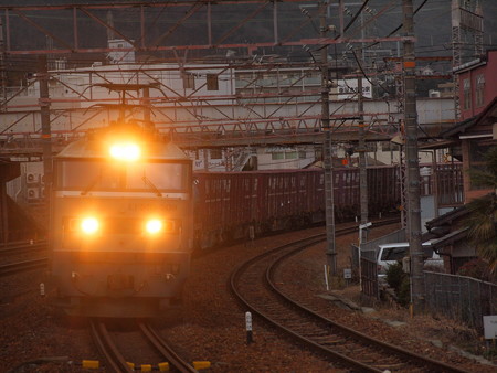 EF510貨物 東海道本線石山駅