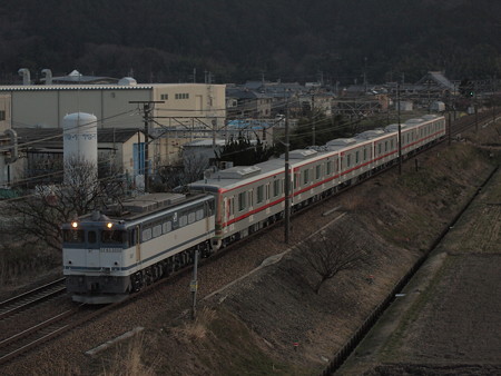 EF65 東武70000系甲種 東海道本線安土~能登川01