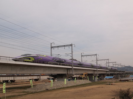 500系TYPE EVA こだま 山陽新幹線西明石駅~姫路