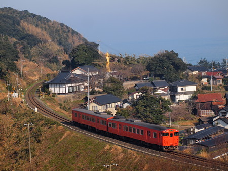 キハ47普通 山陰本線泊~青谷03