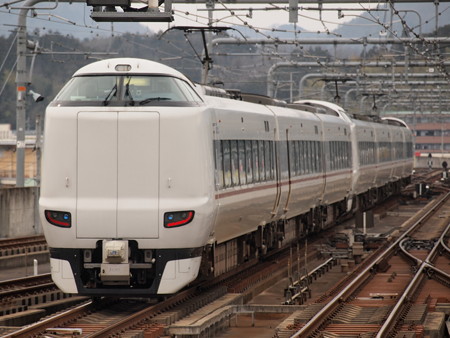 287系回送 山陰本線福知山駅