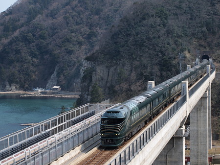 トワイライトエクスプレス瑞風 山陰本線鎧~餘部05