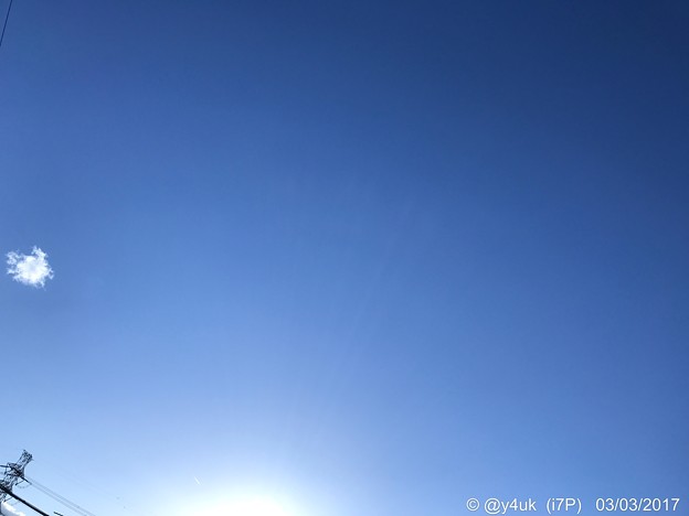 Photos: 耳の日の空 ～音楽も心地よく聴こえる sunset blue sky