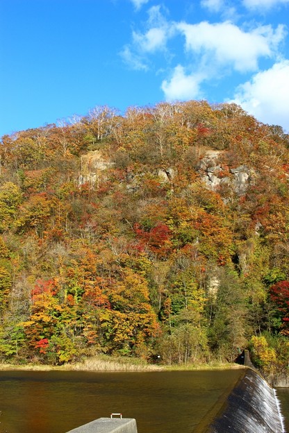 幌別ダム付近紅葉 2 写真共有サイト フォト蔵