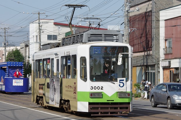 函館市電３０００形電車３００２号