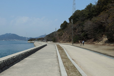 大久野島 外周路